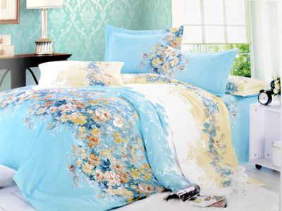 26% OFF on Inez Polycotton Floral Double Bedsheet