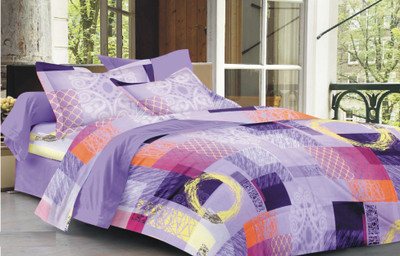 39% OFF on Swapnil Cotton Graphic Double Bedsheet