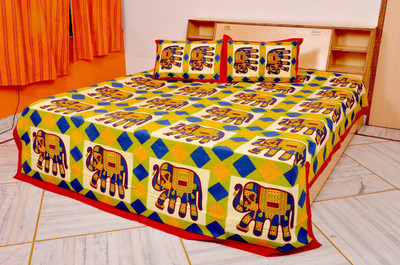 60% OFF on Popular Cotton Printed Double Bedsheet 60% OFF on Popular Cotton Printed Double Bedsheet