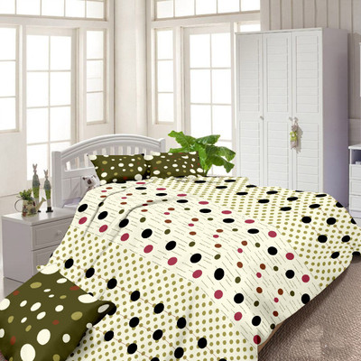 65% OFF on Urban Style Cotton Printed Double Bedsheet 1 Bedsheet, 2 Pillow covers, Green 65% OFF on Urban Style Cotton Printed Double Bedsheet 1 Bedsheet, 2 Pillow covers, Green