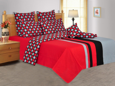 28% OFF on Salona Bichona Cotton Abstract Single Bedsheet 1 Single Bedsheet, 1 Pillow cover, Red 28% OFF on Salona Bichona Cotton Abstract Single Bedsheet 1 Single Bedsheet, 1 Pillow cover, Red