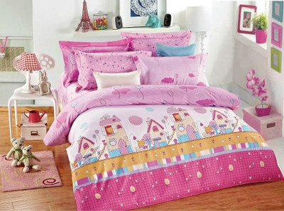 27% OFF on Florida Cotton Printed Double Bedsheet
