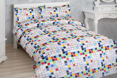 71% OFF on Ahmedabad Cotton Cotton Geometric Single Bedsheet 1 Single Bedsheet, 1 Pillow Cover, Multicolor 71% OFF on Ahmedabad Cotton Cotton Geometric Single Bedsheet 1 Single Bedsheet, 1 Pillow Cover, Multicolor
