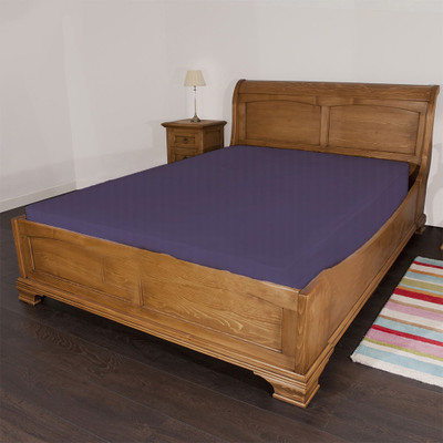 30% OFF on Scala Cotton Striped Double Fitted Bedsheet