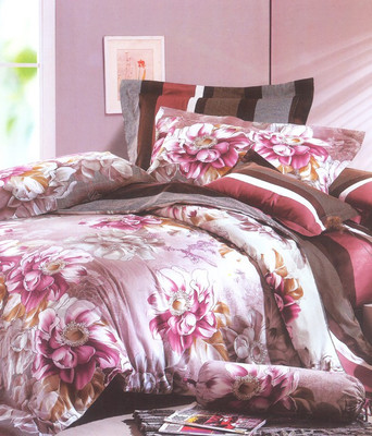 80% OFF on Valtellina Cotton Striped Single Bedsheet