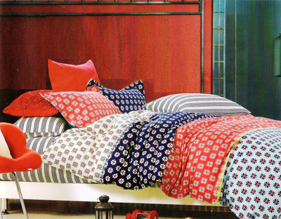 70% OFF on Rose Petal Cotton Geometric Single Bedsheet