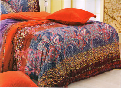 24% OFF on Skap Cotton Floral Double Bedsheet