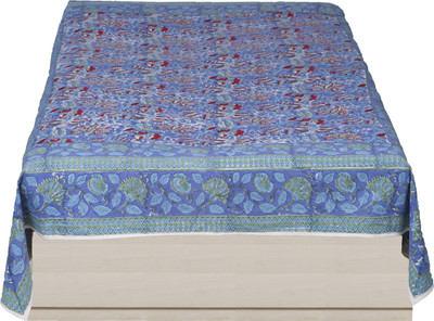 14% OFF on Rama Cotton Floral Single Bedsheet