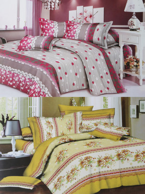 61% OFF on Fidato Polycotton Floral Double Bedsheet