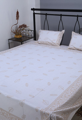 38% OFF on Rajrang Cotton Abstract Double King Bedsheet