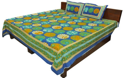 65% OFF on Shop Rajasthan Cotton Polka Double Bedsheet