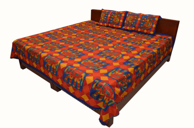 23% OFF on Shop Rajasthan Cotton Printed Double Bedsheet