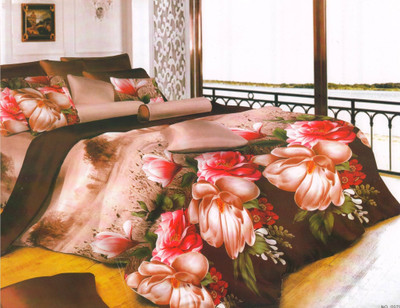 61% OFF on Homefab India Polycotton Floral Double Bedsheet