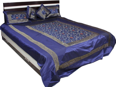 64% OFF on Soundarya Polyester Silk Blend Abstract Double Bedsheet 64% OFF on Soundarya Polyester Silk Blend Abstract Double Bedsheet