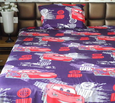 Snuggle Cotton, Satin Printed Single Bedsheet Snuggle Cotton, Satin Printed Single Bedsheet