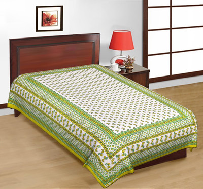 72% OFF on Shop Rajasthan Cotton Printed Single Bedsheet