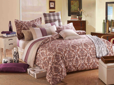 49% OFF on Boston Cotton Printed Double Bedsheet