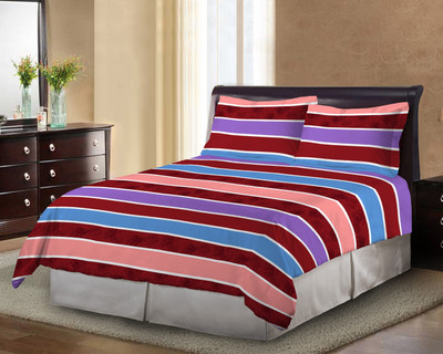 33% OFF on Bombay Dyeing Cotton Printed Single Bedsheet 1 Pillow Cover, 1 Bedsheet