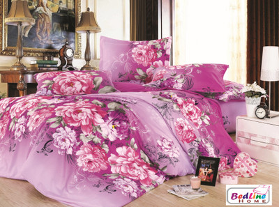 52% OFF on Bedline Home Satin Printed Double Bedsheet