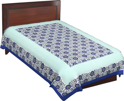 72% OFF on RajLaxmi Cotton Checkered Single Bedsheet 1 Bed Sheet, Multicolor