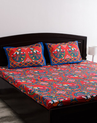 56% OFF on Vivid Rajasthan Cotton Printed Double Bedsheet 56% OFF on Vivid Rajasthan Cotton Printed Double Bedsheet