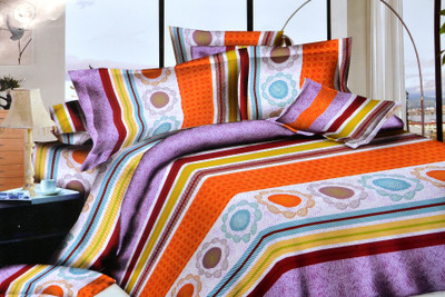 65% OFF on La Elite Polyester Printed Double Bedsheet