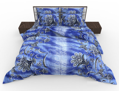 50% OFF on Divine Closet Cotton Floral Double Bedsheet
