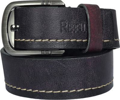 50% OFF on Rebellion Men Casual, Formal Purple Genuine Leather Belt Purple