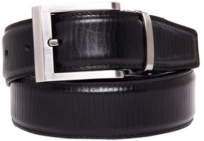 28% OFF on Walletsnbags Boys, Men Formal Black Genuine Leather Belt Black-40
