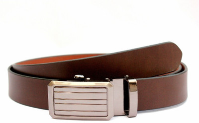 57% OFF on Tops Men Formal Brown Genuine Leather Belt Brown