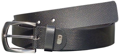 71% OFF on Sondagar Arts Men Formal Black Genuine Leather Belt Black