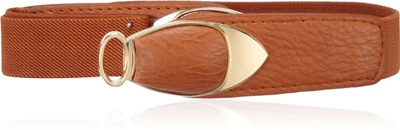61% OFF on Calvino Girls Casual, Evening/Party Brown Artificial Leather Belt Brown