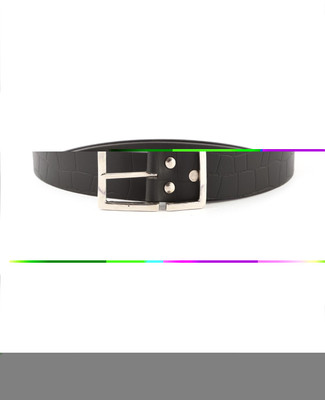 75% OFF on Buckleup Men Casual Black Genuine Leather Belt Black