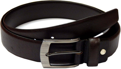 50% OFF on Navaksha Men Formal Brown Genuine Leather Belt Brown