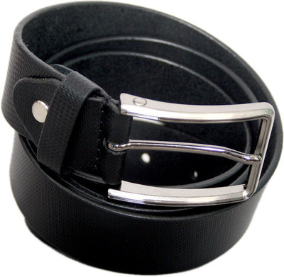 25% OFF on Leeitalian Men Formal Black Belt Black