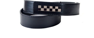 61% OFF on Drakemen Men Casual, Formal Black Genuine Leather Belt Black