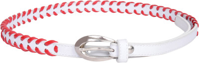 60% OFF on Scarleti Girls Formal White Artificial Leather Belt White