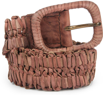 59% OFF on Aventura Outfitters Women Casual Brown Genuine Leather Belt Brown