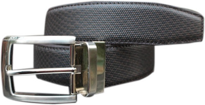 36% OFF on Winsome Deal Men Formal Black Genuine Leather Reversible Belt Black