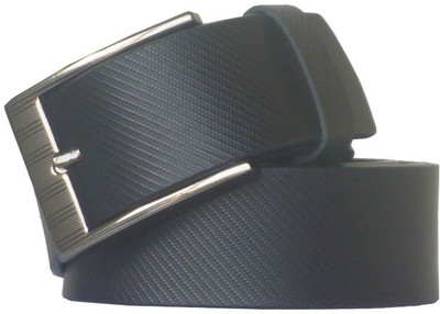57% OFF on Sondagar Arts Men Casual Black Genuine Leather Belt Black