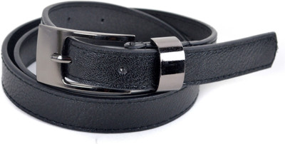 65% OFF on Vivaa Women Casual Black Artificial Leather Belt Black