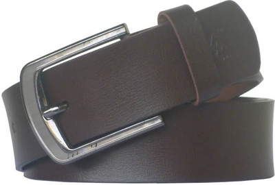 57% OFF on Sondagar Arts Men Casual Brown Genuine Leather Belt Brown