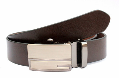54% OFF on Tops Men Formal Brown Genuine Leather Belt Brown