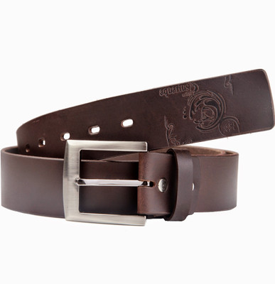 54% OFF on 99cells Men Casual Brown Genuine Leather Belt Brown
