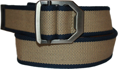 59% OFF on Authority Men Casual Beige Canvas Belt Beige