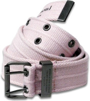 60% OFF on Blacksoul Men Casual Pink Fabric Belt Baby Pink on