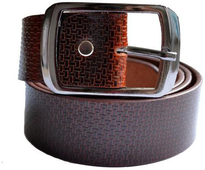 58% OFF on Cuero Men, Boys Casual, Formal, Party Brown, Maroon Genuine Leather Belt Maroon-204