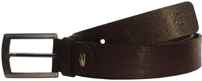 57% OFF on Sondagar Arts Men Formal Brown Genuine Leather Belt Brown