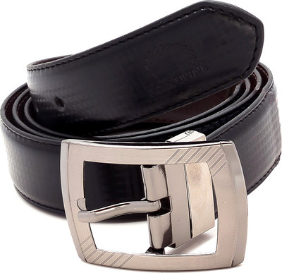 55% OFF on Porcupine Men Formal Black Genuine Leather Reversible Belt Black-GRJBELT4