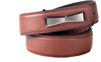 60% OFF on Drakemen Men Casual, Formal Brown Genuine Leather Belt Brown